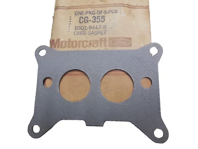 Nuevo de Lote Antiguo 1973 1974 Ford Torino 302 2 BBL Carburador Espaciador D3OZ-9447-B Foto 1 de 3