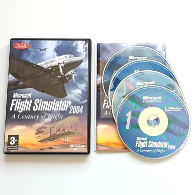 Microsoft Flight Simulator 2004: A Century of Flight - Complete - PC CD-ROM - Image 1 of 3