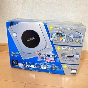 Nintendo GC GameCube Enjoy Plus Pack Argento Ecc. - Foto 1 di 9