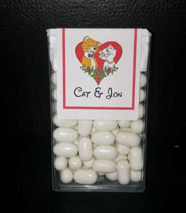 @*12 CUSTOM MADE DISNEY WEDDING/ANNIVERSARY TIC TAC FAVOR LABELS*@USE OWN PHOTO - Picture 1 of 57