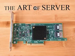 Dell 27NFF LSI 9207-8i 6 Gbps SAS PCIe 3.0 HBA P20 modalità IT ZFS TrueNAS UNRAID - Foto 1 di 6