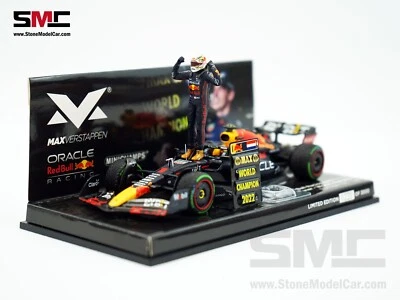 Red Bull F1 RB18 Max Verstappen Japan 2022 World Champion 1:43 MINICHAMPS Figure - Image 1 of 4