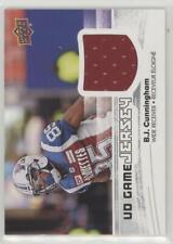 2018 Upper Deck CFL Football Jersey Card GJ-BC BJ Cunningham Montreal Alouettes 