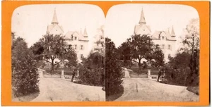 Homburg.Deutschland.Deutschland. Villa des Tourelles. Foto Stereo H.Jouvin 1865. - Bild 1 von 2