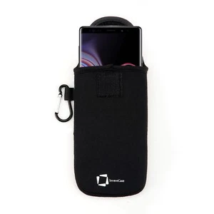GENUINE INVENTCASE BLACK NEOPRENE POUCH CASE FOR SAMSUNG GALAXY NOTE 9 2018 - Picture 1 of 10