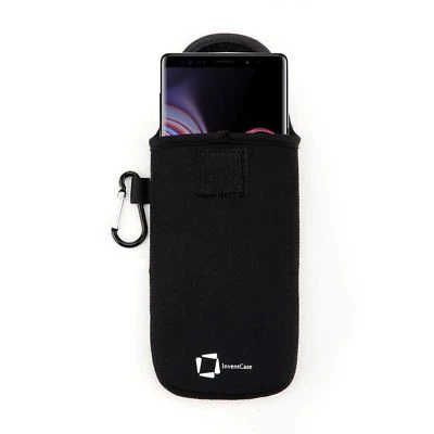 GENUINE INVENTCASE BLACK NEOPRENE POUCH CASE FOR SAMSUNG GALAXY NOTE 9 2018 - Image 1 of 4