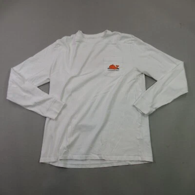 Camisa Vineyard Vines Niñas XL Cuello Redondo Ligera Manga Larga Bolsillo Foto 1 de 4