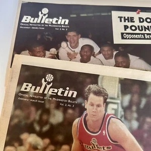 Two (2) Washington Bullets Bulletins/Don Mclean/The Dog Pound - Picture 1 of 3