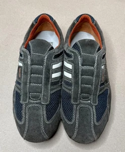 Tenis Geox Respira Snake para hombre EE. UU. 10 | Malla de gamuza azul oscuro | Zapatos sin cordones - Imagen 1 de 5