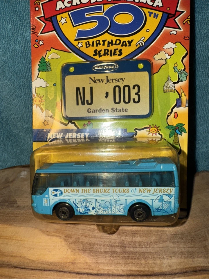 Matchbox Across America 50th Birthday Series New Jersey Ikarus Bus - Image 1 of 4