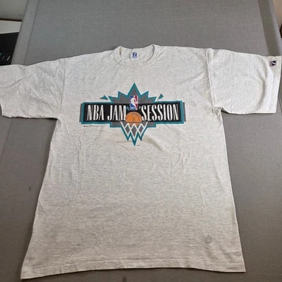 Vintage 1994 NBA Jam Session T-Shirt XL Logo 7 Made USA Basketball Tee - Image 1 of 4