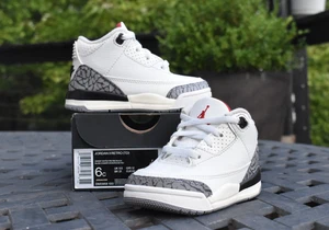 Nike Air Jordan 3 Retro TD "White Cement Reimagined" DM0968-100 Kleinkind Größe 6C - Bild 1 von 10