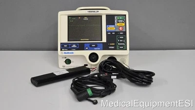 Physio Control Lifepak 20 Biphasic 3 Lead ECG Pacing Analyze - Image 1 of 4