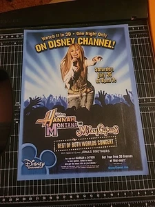 Pubblicità stampa concerto Hannah Montana e Miley Cyrus Best Of Both Worlds 2006 8x11 - Foto 1 di 1