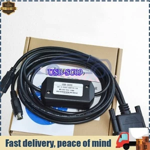 USB-SC09 1PC NEW Programming Cable For Mitsubishi FX FX1S 1N 2N 3U Series PLC - Picture 1 of 4