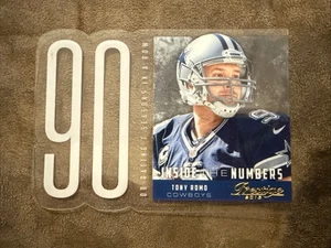 2013 Panini Prestige Inside the Numbers Acetate Die-Cuts SP Tony Romo Cowboys - Bild 1 von 2
