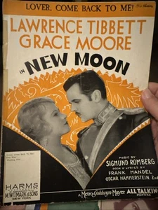 M GRACE MOORE Film Spartiti Musicali NEW MOON 'amante torna' - Foto 1 di 1