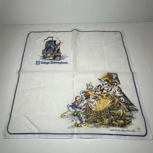1981 Tokyo Disneyland Taschentuch Mickey Mouse Schatz Pirat Tokyo Disney - Bild 1 von 4