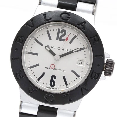 Reloj de cuarzo para dama BVLGARI aluminio AL29TA fecha esfera plateada_918623 - Imagen 1 de 4