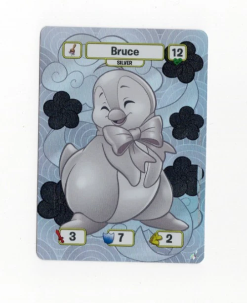 Neopets Battledome TCG 25th Anniversary Rare Silver Bruce Foil - Image 1 of 1