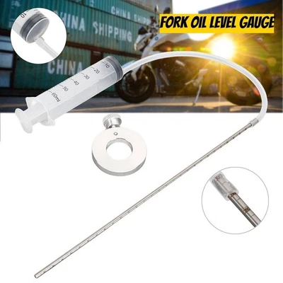 Indicador de nivel de jeringa de aceite para horquilla motocicleta Harley HD-590000-B Buel B-590000-B Foto 1 de 4