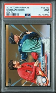 2018 Topps Japans Finest Gold /2018 PSA 9 Shohei Ohtani Ichiro #US154 - Bild 1 von 2