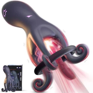 Oktopusse Masturbieren für Männer Elektrisch Penis Vibrator,Eichel Stimulator M - Bild 1 von 8