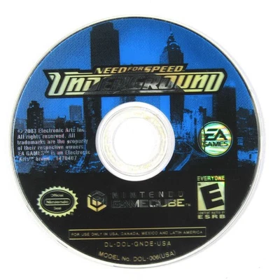 Need for Speed Underground Nintendo Gamecube Tested Authentic Disk Only - Image 1 of 4