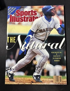 KEN GRIFFEY JR. - Signed Autographed Sports Illustrated 1st Cover "The Natural" - Picture 1 of 7