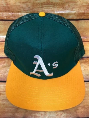 NUEVO CON ETIQUETAS NOS De colección Oakland A's Athletics Snapback Malla Sombrero Gorra Gemelos Ent (c28) Foto 1 de 4