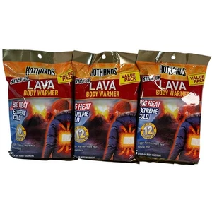 Pack de 3 HotHands Lava Calentador Corporal Stick-On Big Heat Extreme Cold 5 unidades - Imagen 1 de 5