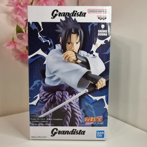 Naruto Shippuden Figure Sasuke Uchiha 24 cm pvc Grandista Banpresto Originale - Foto 1 di 6