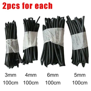For wire connection Heat Shrink Tubing Black Parts Assortment Practical New - Picture 1 of 11