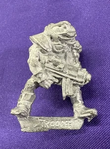 TROOPER MERCENARY HACKER HARRIS METAL OOP 40K GUARDIA IMPERIALE COMMERCIANTE CANAGLIA 1n - Foto 1 di 2