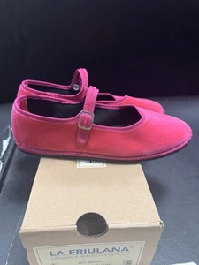 Zapatos italianos hechos a mano Friulane para mujer talla 40 EE. UU. 9,5 Fuxia - Imagen 1 de 7