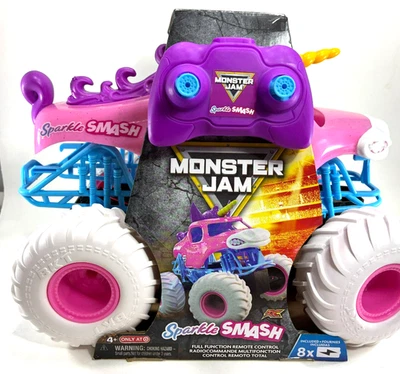 Monster Jam - Sparkle Smash Remote Vehicle Scale 1:15 - Pink - Image 1 of 4