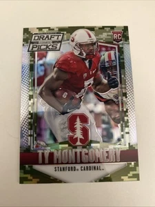 2015 Panini Prizm Draft Picks Ty Montgomery Rookie Camo Prizm 93/199 - Picture 1 of 2