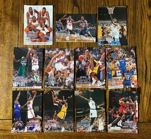 1997-98 Skybox NBA Hoops Great Shots Mini Posters Lot of 11 NM-MT Garnett Miller - Bild 1 von 4