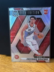 2024-25 Panini Mosaic Zaccharie Risacher Silver Mosaic RC 274 City Edition Hawks - Bild 1 von 3