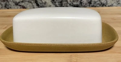 Denby ODE Covered Butter Dish Stoneware England - Image 1 of 4