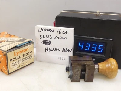 #4335 Lyman Single cavity bullet mold 16 Ga. SLUG  - Image 1 of 4