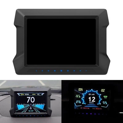 P22 Auto HUD Head Up Display Digital GPS Smart Tachometer OBD2 Scanner Universal - Bild 1 von 4