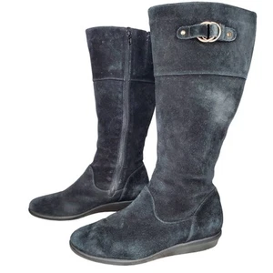 Cole Haan Waterproof Suede Knee High Boots 8.5 - Picture 1 of 7