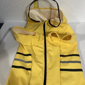 Impermeable para Perros Poncho de Lluvia Impermeable para Perros con Capucha XXL Amarillo - Imagen 1 de 9