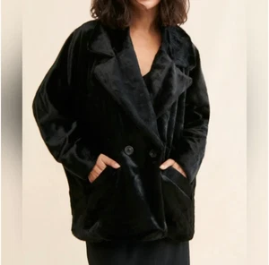 Free People Flawless Shaped Black Jacket Gr. L - Bild 1 von 9