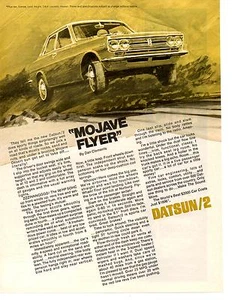 1969 DATSUN / 2  ~  NICE ORIGINAL PRINT AD - Picture 1 of 1