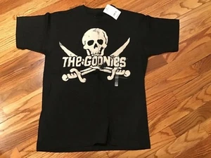 NEW “The Goonies” Black T-Shirt w/ Skulls and Swords - Size Small - Picture 1 of 3