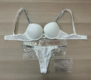 80C PUSHUP UNDERWEAR LINGERIE THONG BRAZILIAN BRA VICTORIA'S SECRET - Picture 1 of 6