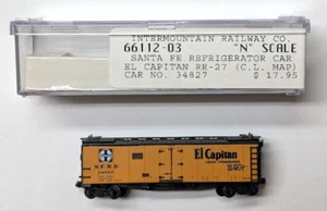 Intermountain 66112-03 Santa Fe ATSF SFRD 34827 "El Capitan " frigorifero auto - Foto 1 di 3