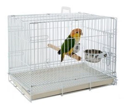 MCAGE LARGE Collapsible Travel Bird Cage For Amazon African Grey 23"Lx16.5"Wx20"H